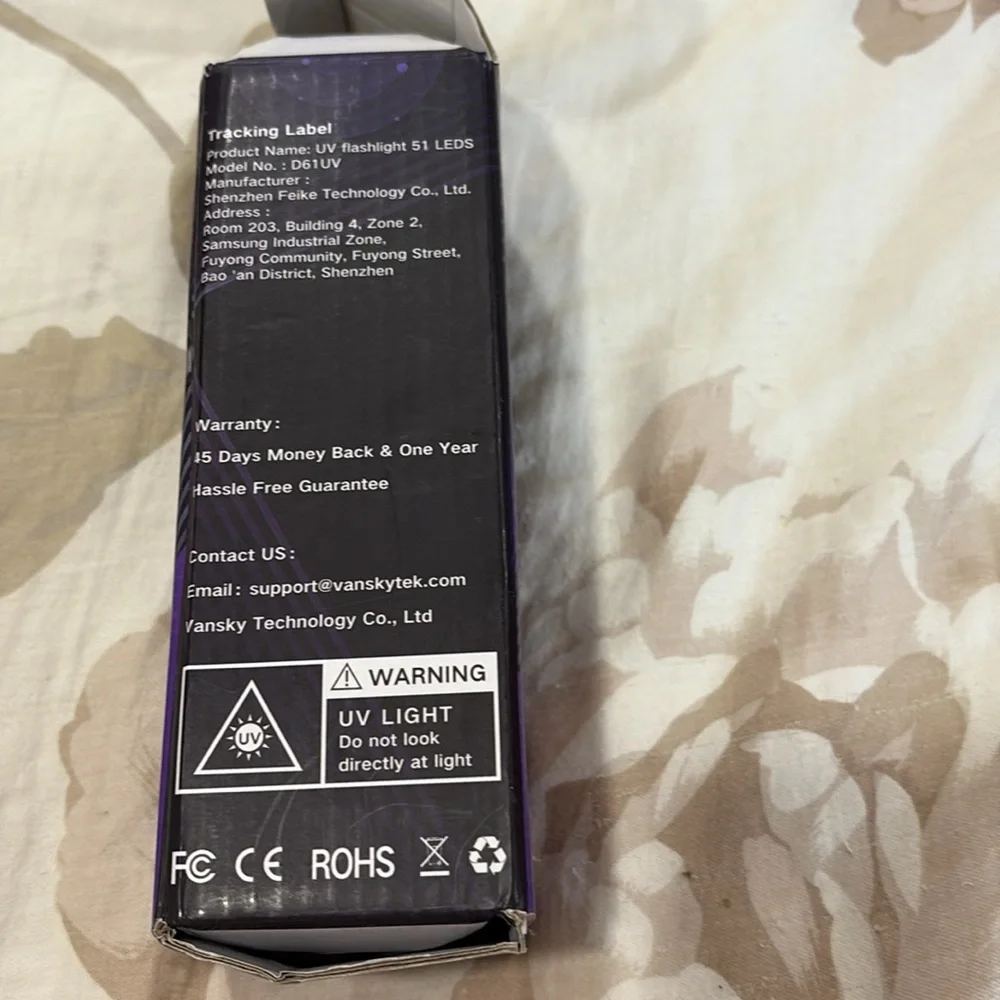 Vans Black UV Flashlight 51 LED
